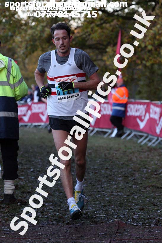 Senior mens National Cross Country Relay, Berry Hill Park, Mansfield. Photo:  David T. Hewitson/Sports for All Pics